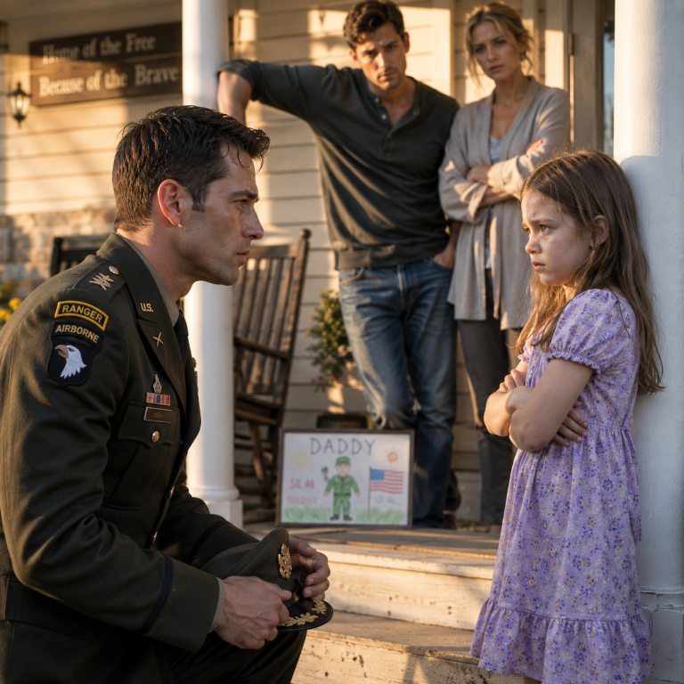 I Came Home a Lieutenant Colonel After Eighteen Months Downrange to a Daughter Who Flinched at My Voice—Because Someone I’d Trusted My Whole Life Had Spent Those Months Teaching Her That Daddy Chose the War Over Her