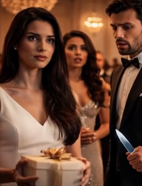 A young millionaire walked across a crowded ballroom… and poured red wine on the wrong woman.