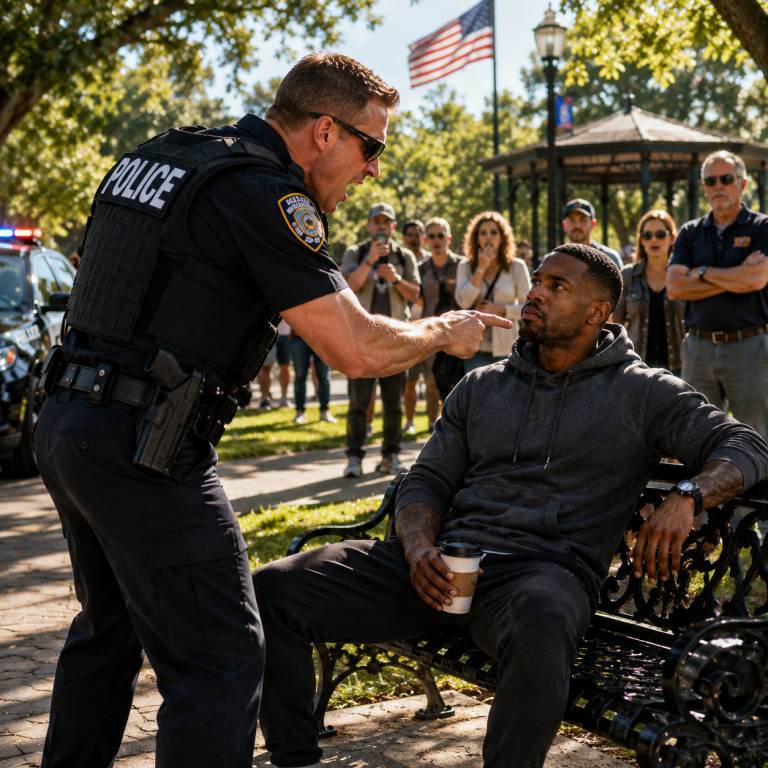 Racist Cop Harasses Black Navy Seal in Public, Gets Taught The Lesson of His Life