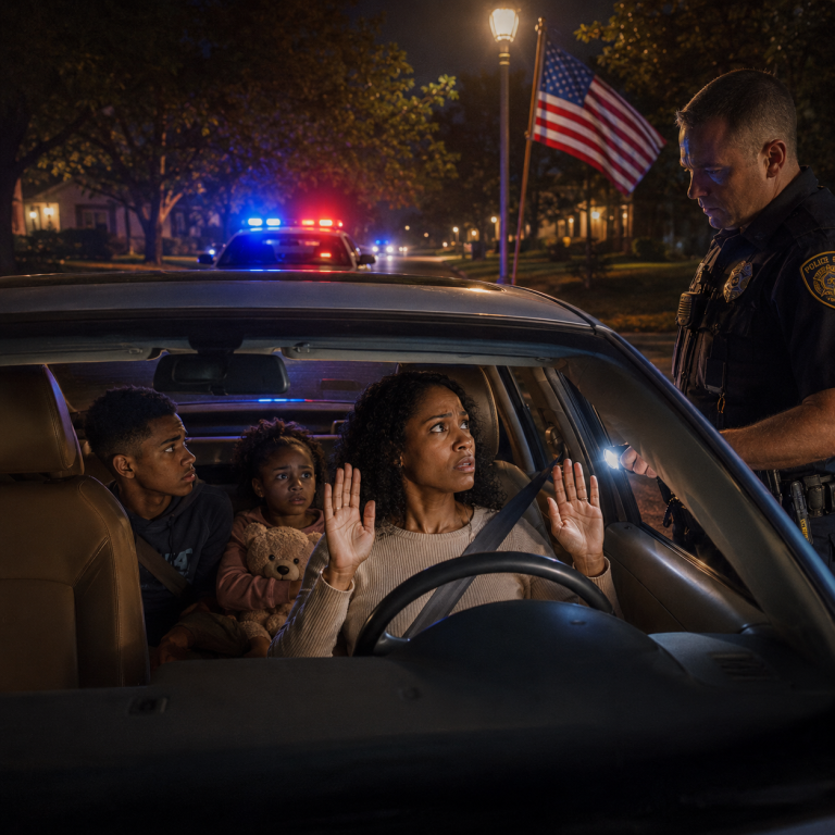 Racist Cop Harasses An Innocent Black Family Until Their Green Beret Father Arrives